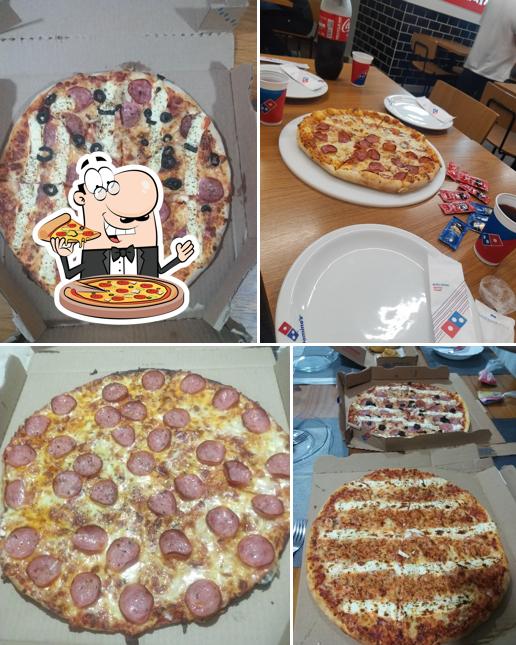 Experimente pizza no Domino's Pizza