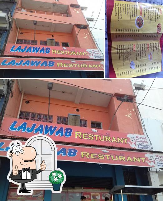 The exterior of Lajawab Restaurant