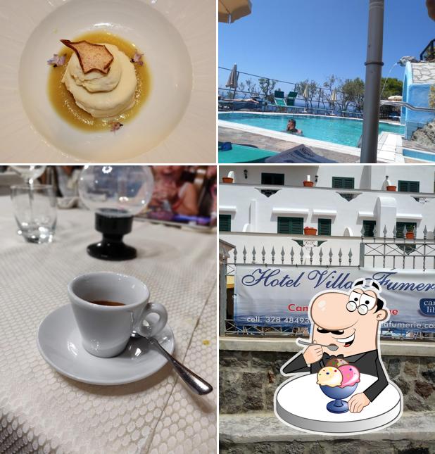 Hotel Punta Chiarito Resort sert une éventail de desserts