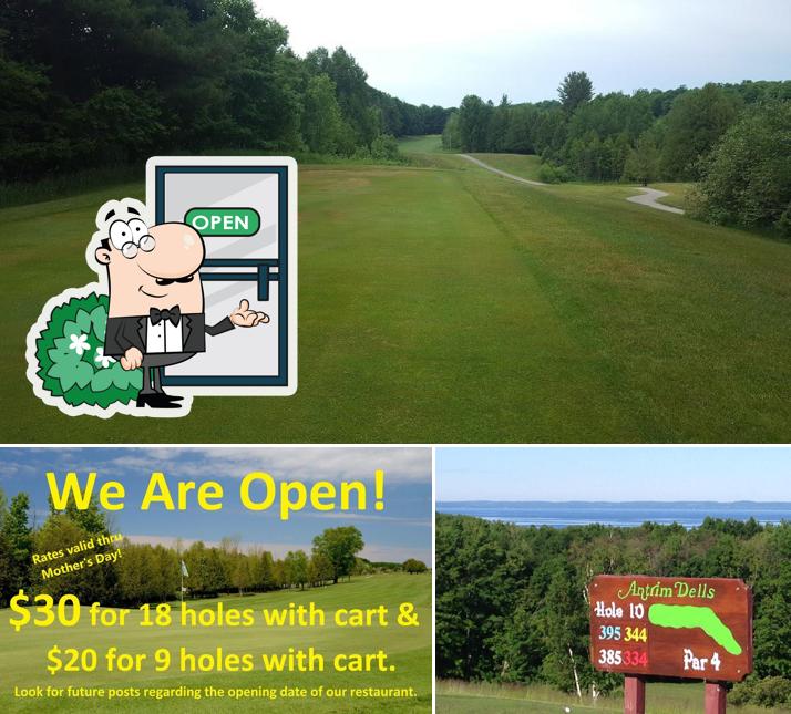 Antrim Dells Golf Course and The Sunset Bar & Grill in USA Restaurant