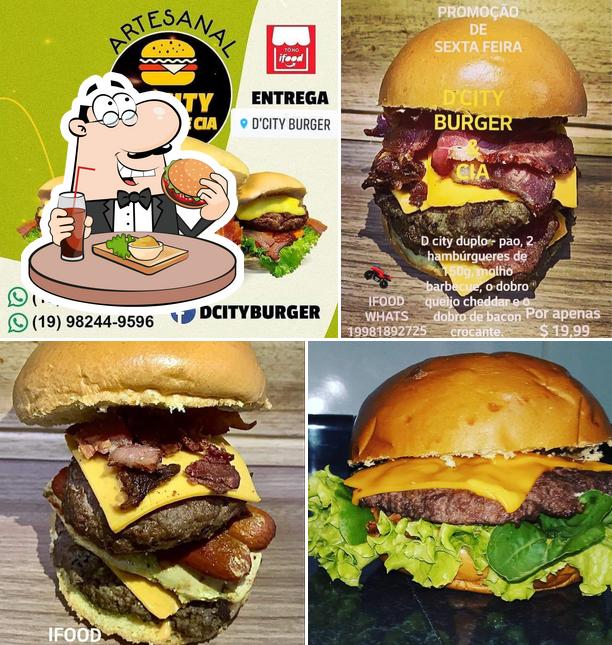 Os hambúrgueres do D'City Burger irão saciar diferentes gostos