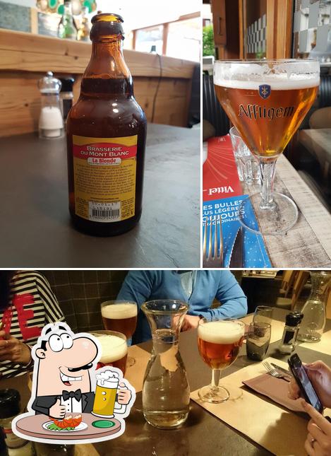 Commandez un verre de bière blonde ou brune