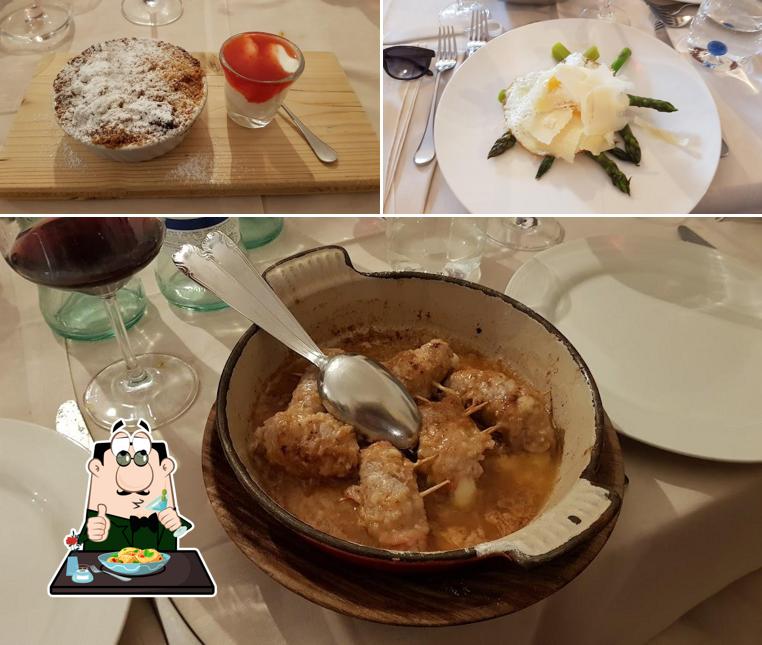 Platti al Ristorante Albergo Sci D'Oro