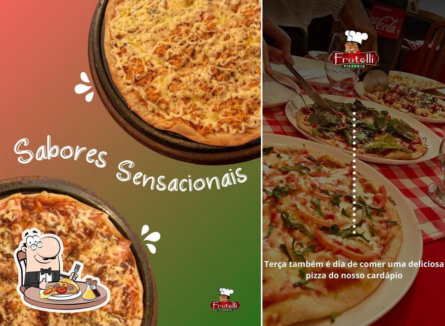 No Pizzaria Fratelli, você pode conseguir pizza