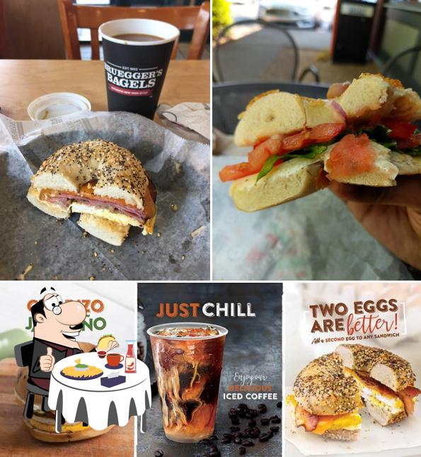Bruegger's Bagels, 1905 Matthews Township Pkwy in Matthews Restaurant menu and reviews
