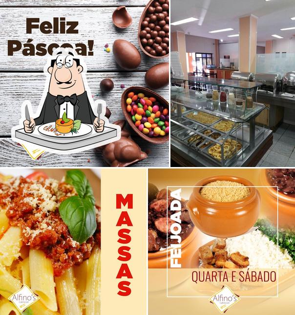 Comida em Alfinos Grill e Restaurante