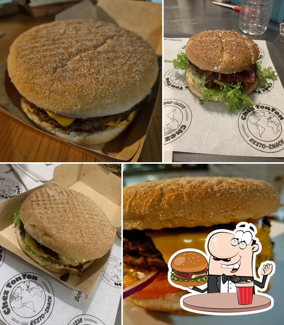 Les hamburgers de Chez Tonton will satisferont une grande variété de goûts