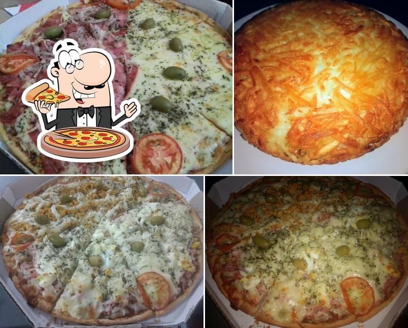 Escolha diferentes estilos de pizza