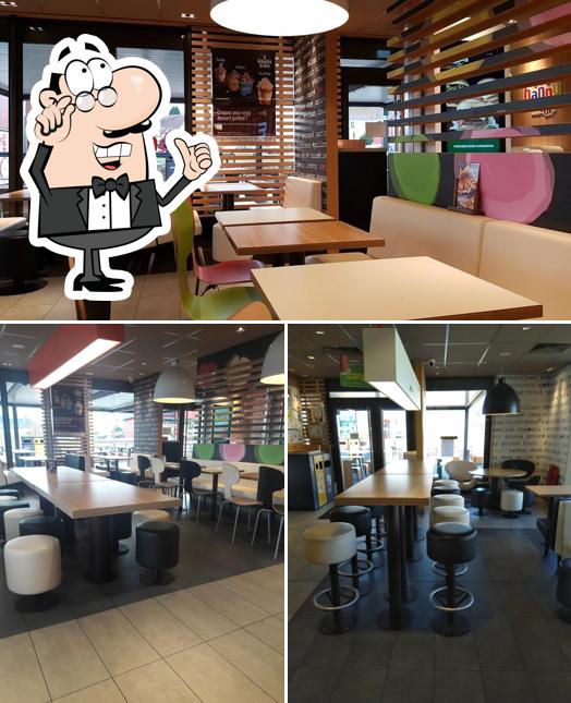 L'intérieur de McDonald's