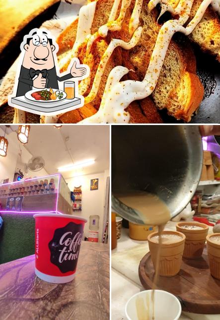 Food at Pizza Wood Cafe
