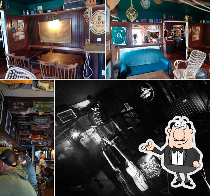 L'intérieur de Le Clifden pub