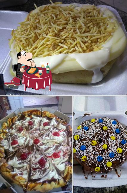 Pizzaria e lanchonete Ki Lanchão serve uma variedade de sobremesas