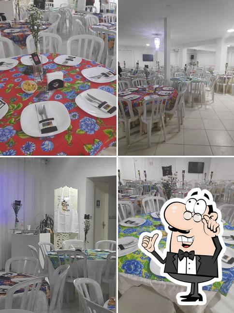 O interior do Santista - Pizzas & Eventos