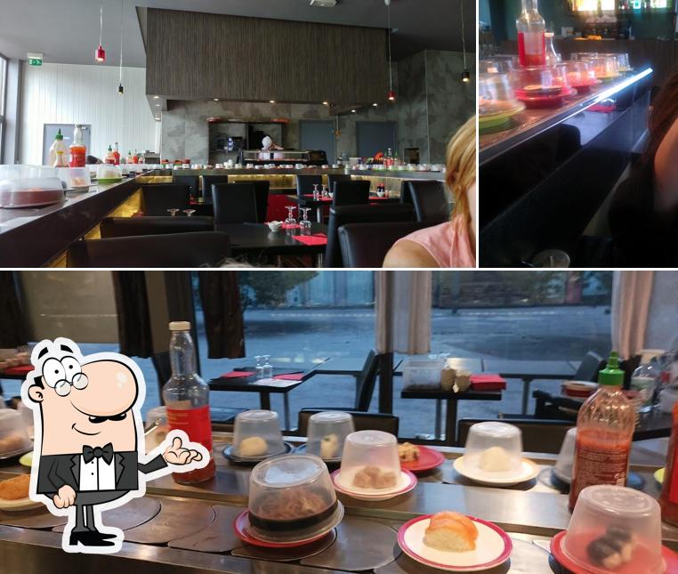 L’image de la intérieur et comptoir de bar de Sushi Senart’s