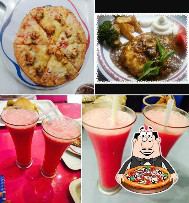 Pick different kinds of pizza