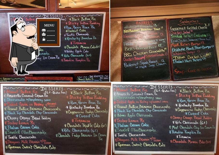 Try out specials from the blackboard menu