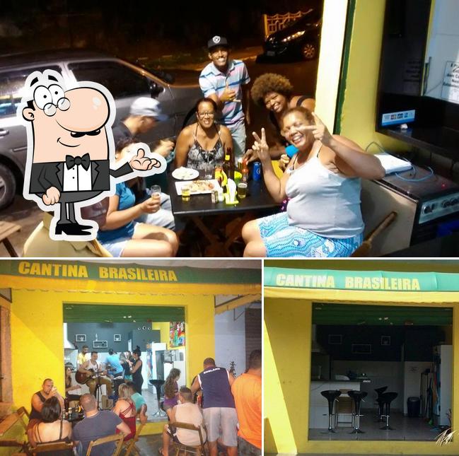 O interior do Cantina Brasileira