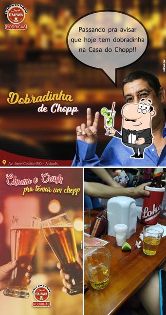 Desfrute de um drinque no Casa Do Chopp