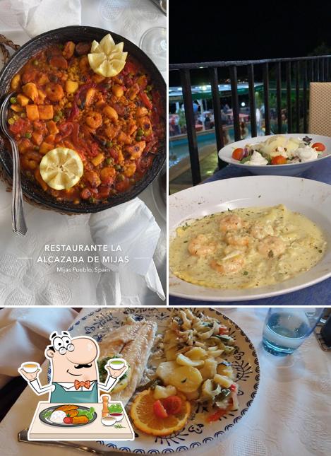 Food at Restaurante La Alcazaba De Mijas