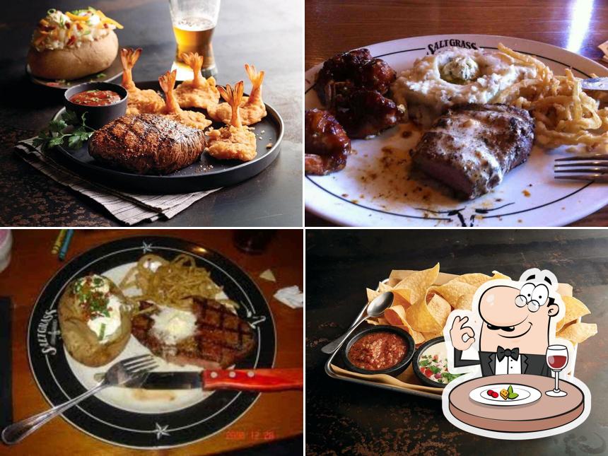Saltgrass Steak House, 8300 I40 W in Amarillo Restaurant menu and