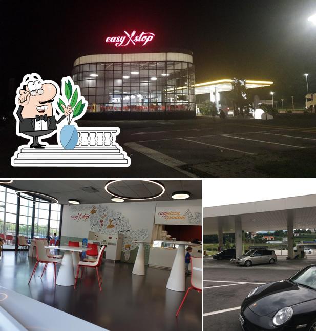 Goditi la vista dall'area esterna di Area di servizio autostradale Coldrerio Nord - Porta Ticino Easy Stop SA