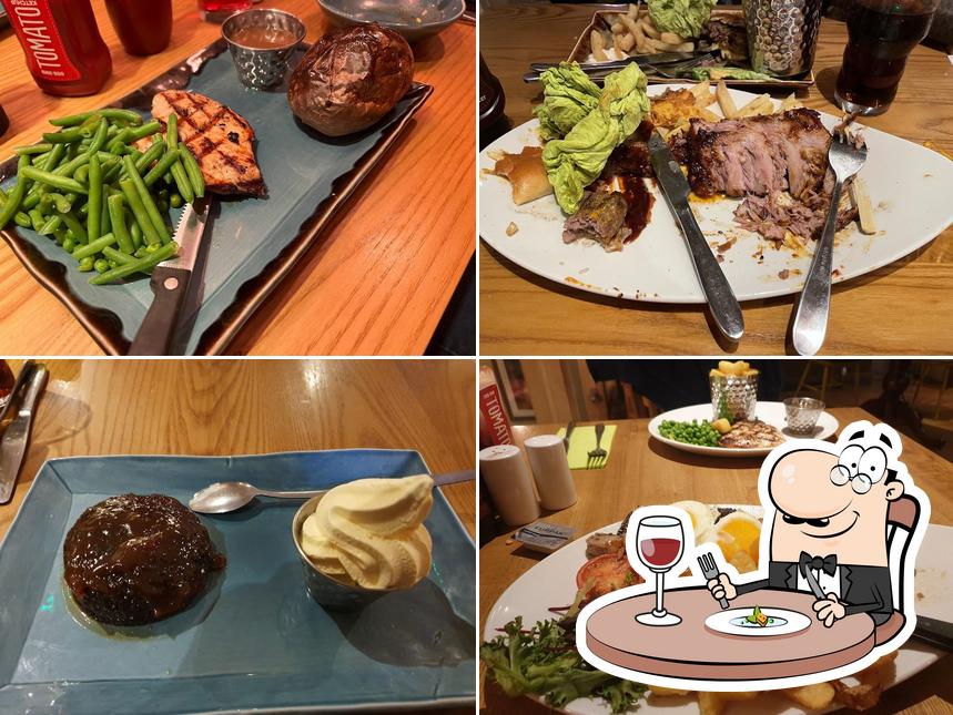 Meals at Harvester Windsor Lad Windsor