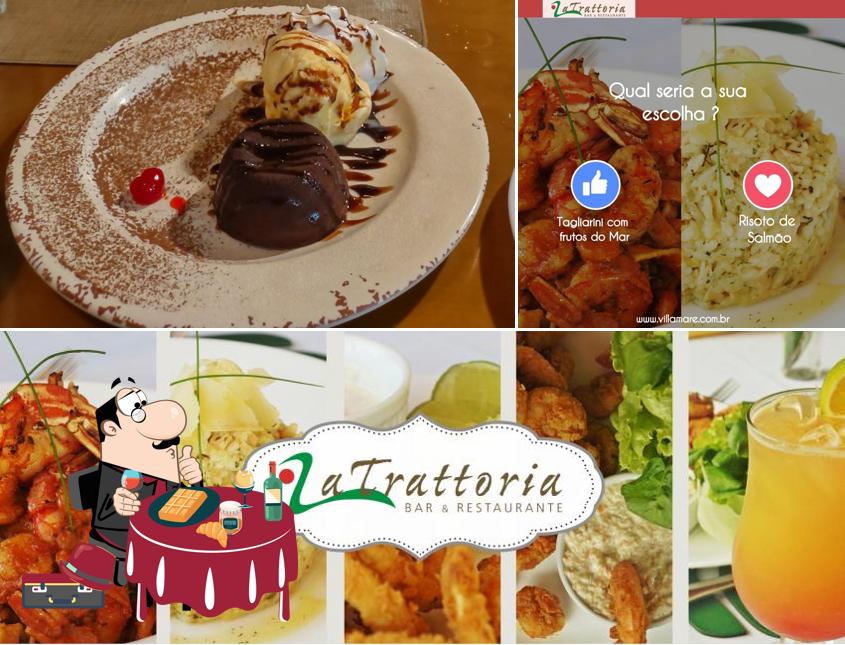 Restaurante La Trattoria - Maresias serves a range of sweet dishes