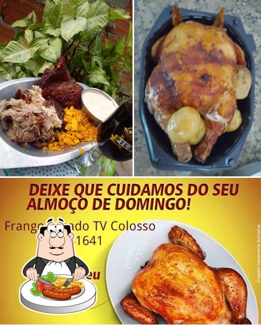 Comida em Frango Assado TV Colosso