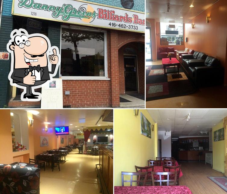 Billiards Bar in Toronto Restaurant menu