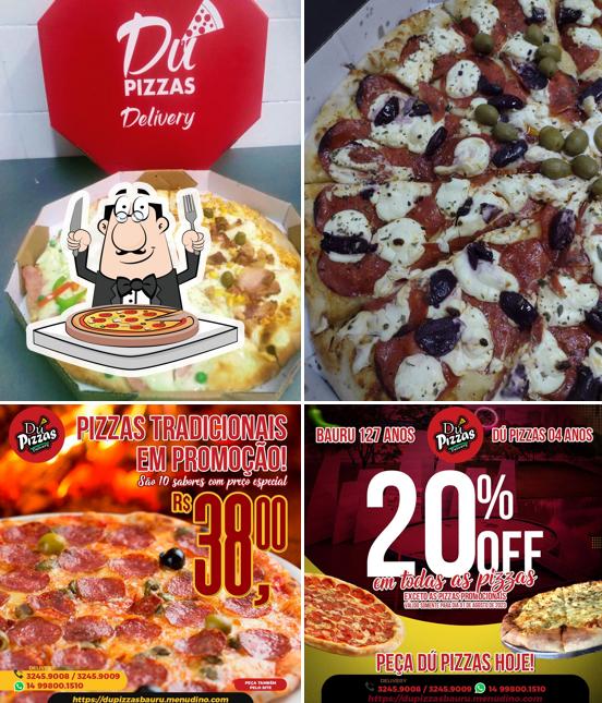 Escolha pizza no DÚ PIZZAS DELIVERY BAURU