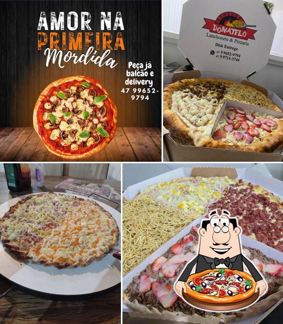 Peça pizza no Donatelo Pizzaria