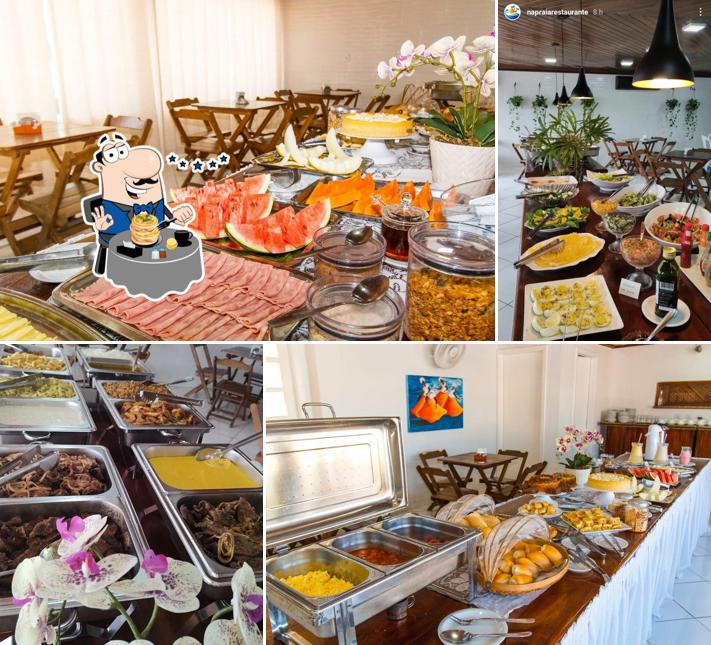 Comida em Na Praia Hotel - Porto Seguro - hospedagem - Pousada - Hotelaria - Hóspede