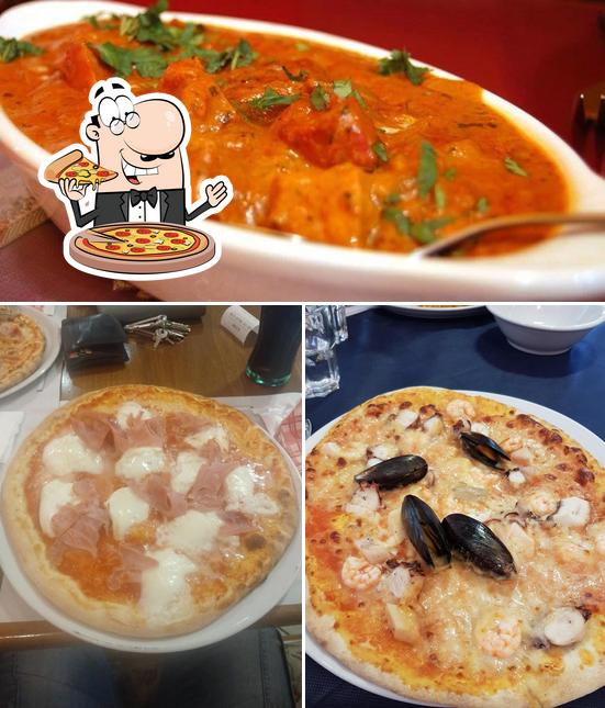 Probiert eine Pizza bei Ristorante Pizzeria Ristorante Indiano Tartufo