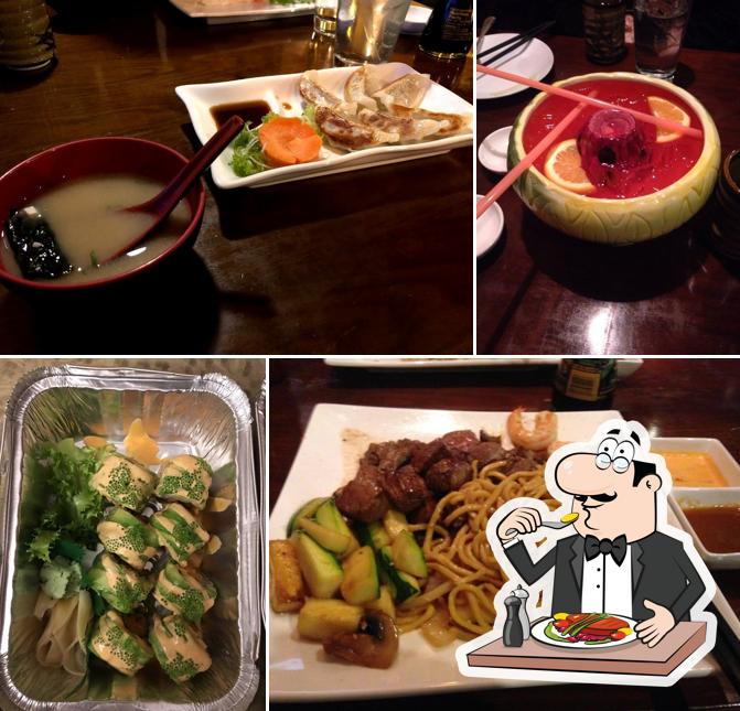 Food at HANA Japanese Restaurant