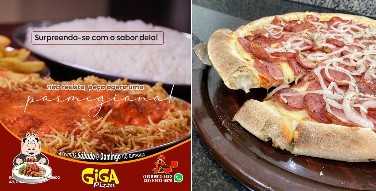 Comida em Giga Pizza