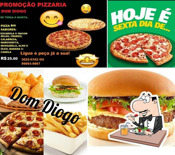 Comida em Pizzaria Dom Diogo