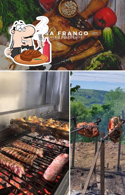 Prenez des plats à base de viande à Casa Frango