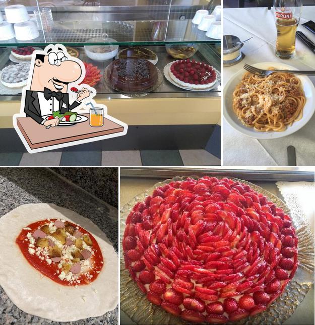 Cibo al Pizzeria Tre Pini