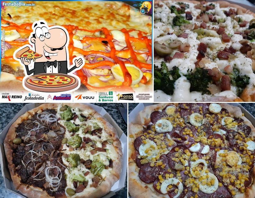 Experimente diferentes tipos de pizza