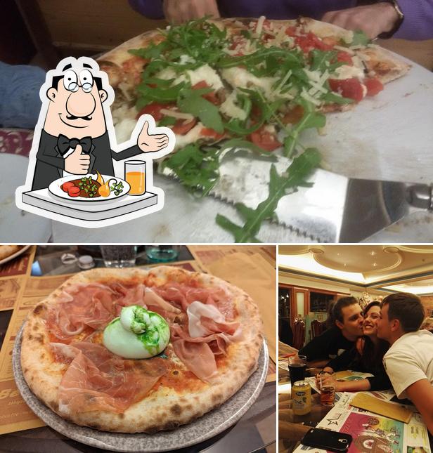 Las imágenes de comida y barra de bar en Giropizza Vip