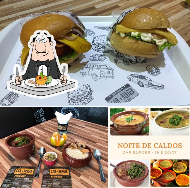 Platos en Car Burger Hamburgueria Artesanal Cozinha Internacional