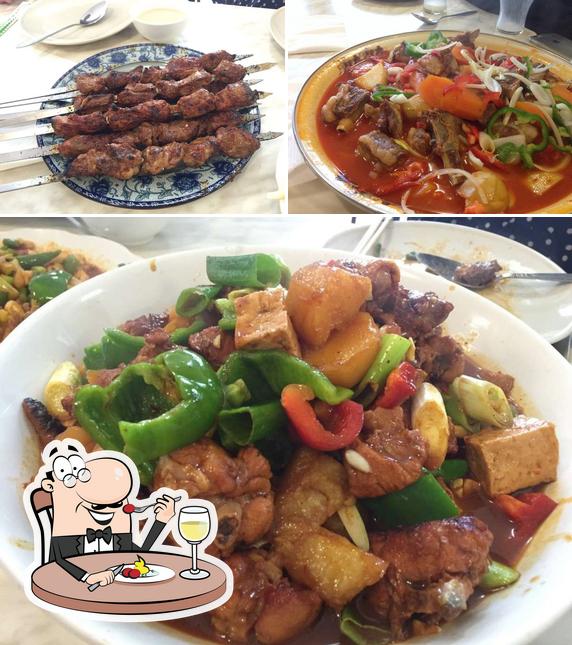 Food at Uyghur Taste of Silk Road