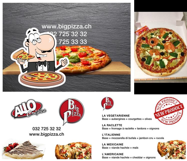 Commandez des pizzas à Big Pizza