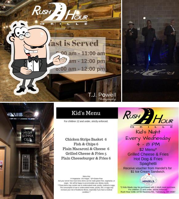Carta de pub y bar Rush Hour Grille, Twinsburg opiniones y calificaciones
