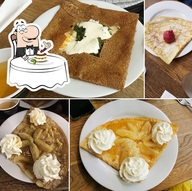 Crêperie La Sirène Mont-Saint-Michel propose une éventail de desserts