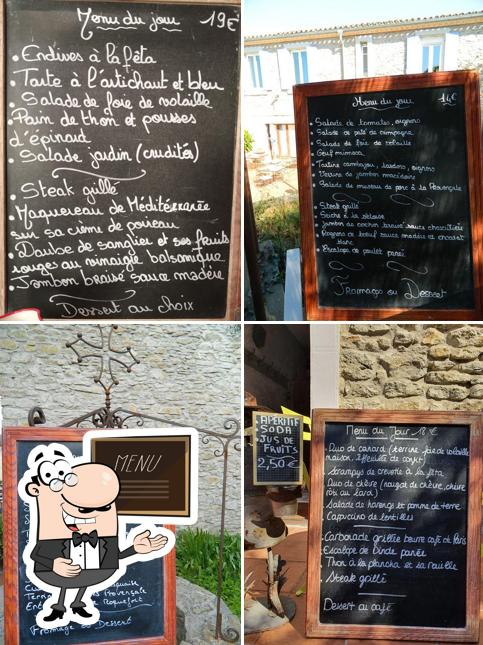 Découvrez le menu du jour sur le tableau