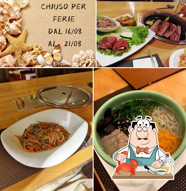 Prenditi tra i molti piatti di mare proposti a Sonamu Korean Restaurant