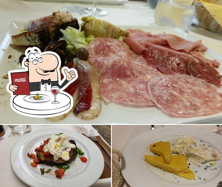 Cibo al Trattoria All'oca Bianca