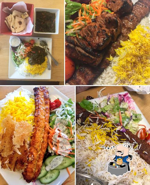 Food at Taste of Tehran Restaurant