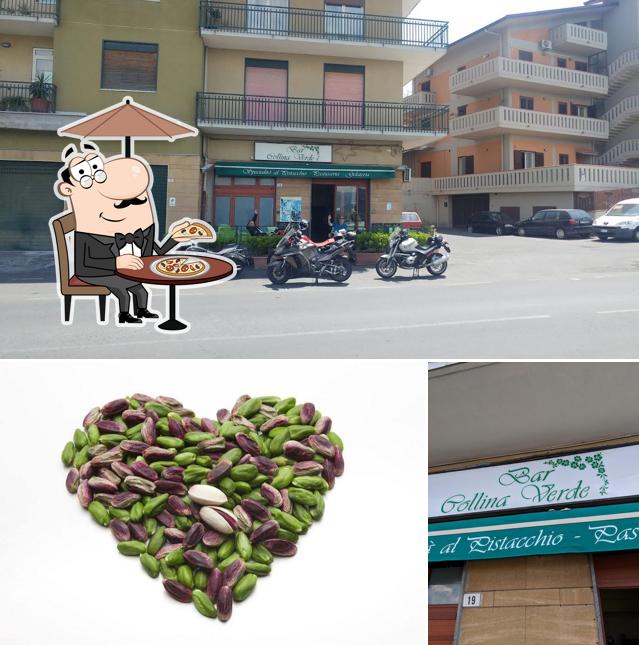 Bar Collina Verde si caratterizza per la esterno e cibo